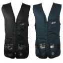 Claypro Cotton Shooting Vest - BLACK / Left Handed